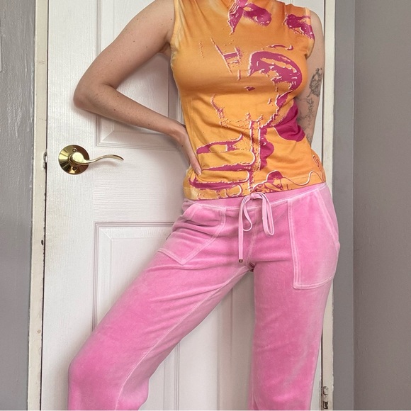 Juicy Couture Pants - Pink Velour Juicy Couture Pants